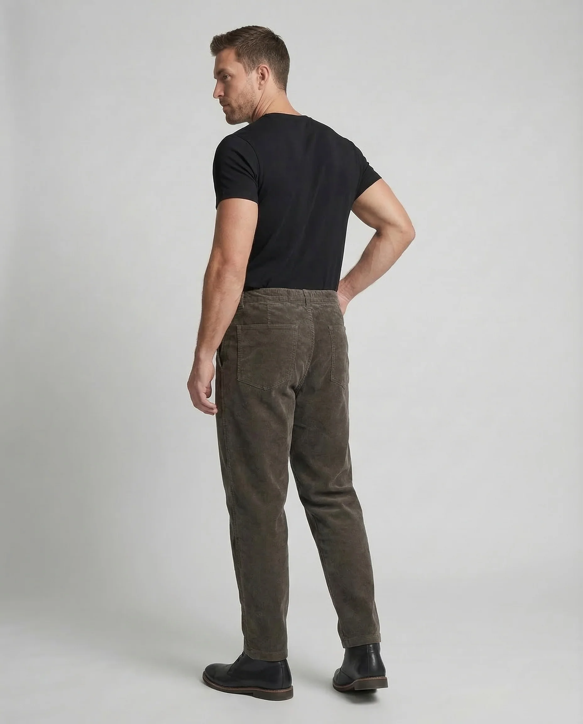 Herren Cordhose Utility Gurtbund - Image 4
