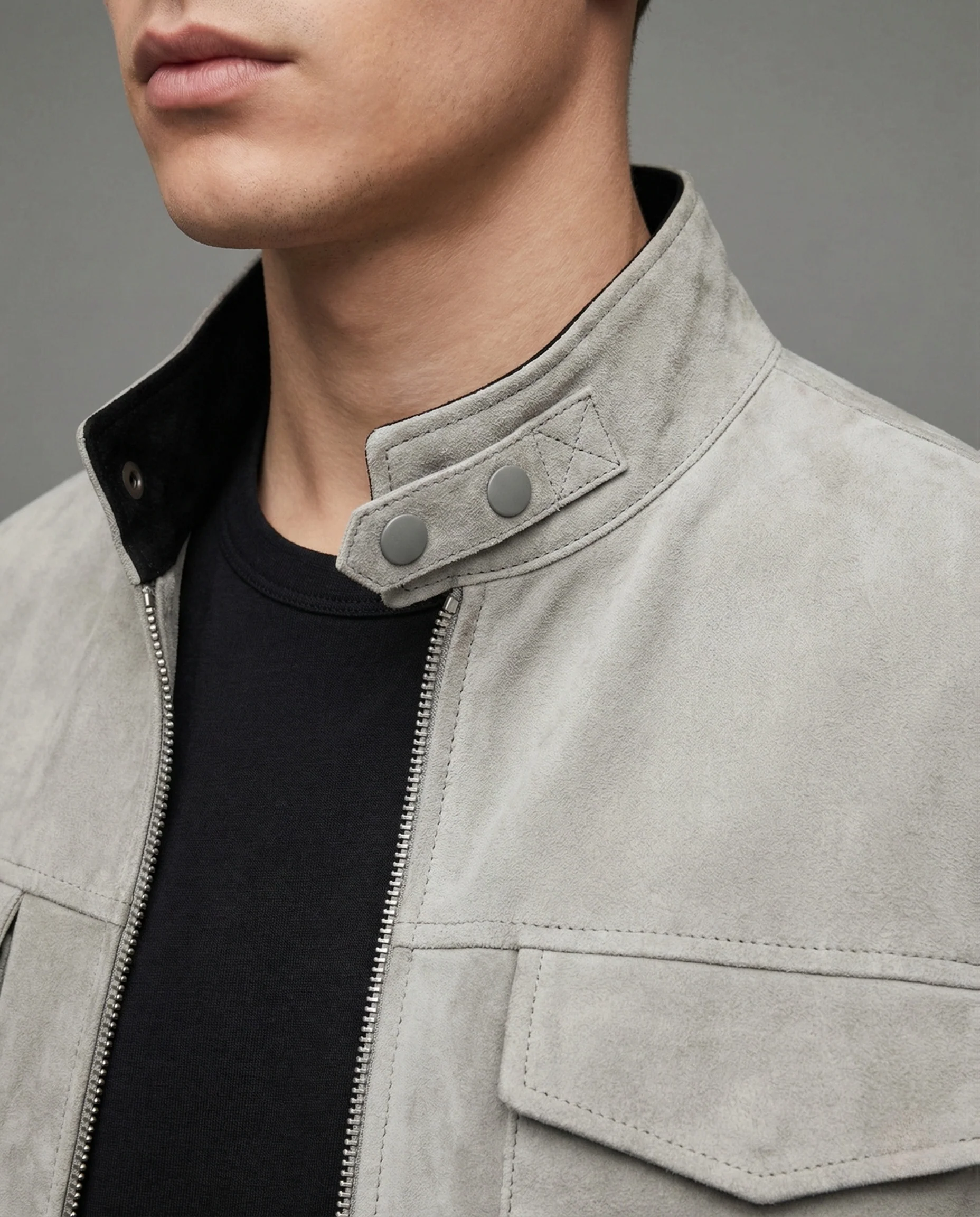 Herren Velours Utilityjacke - Image 3