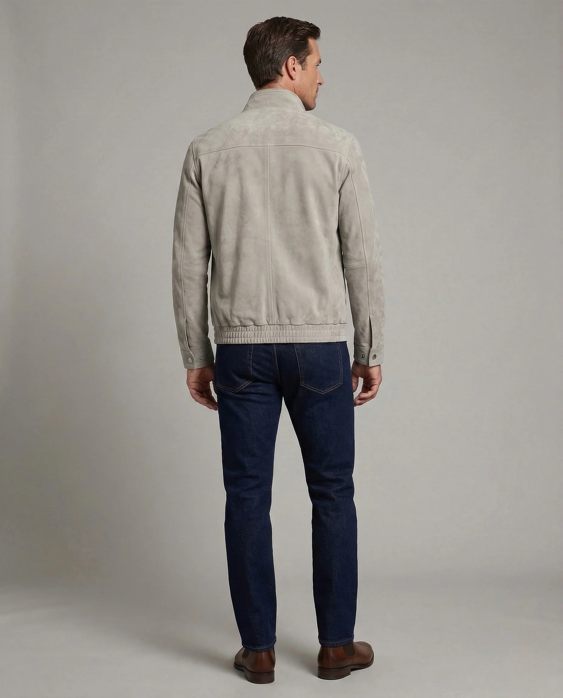 Herren Velours Utilityjacke - Image 4