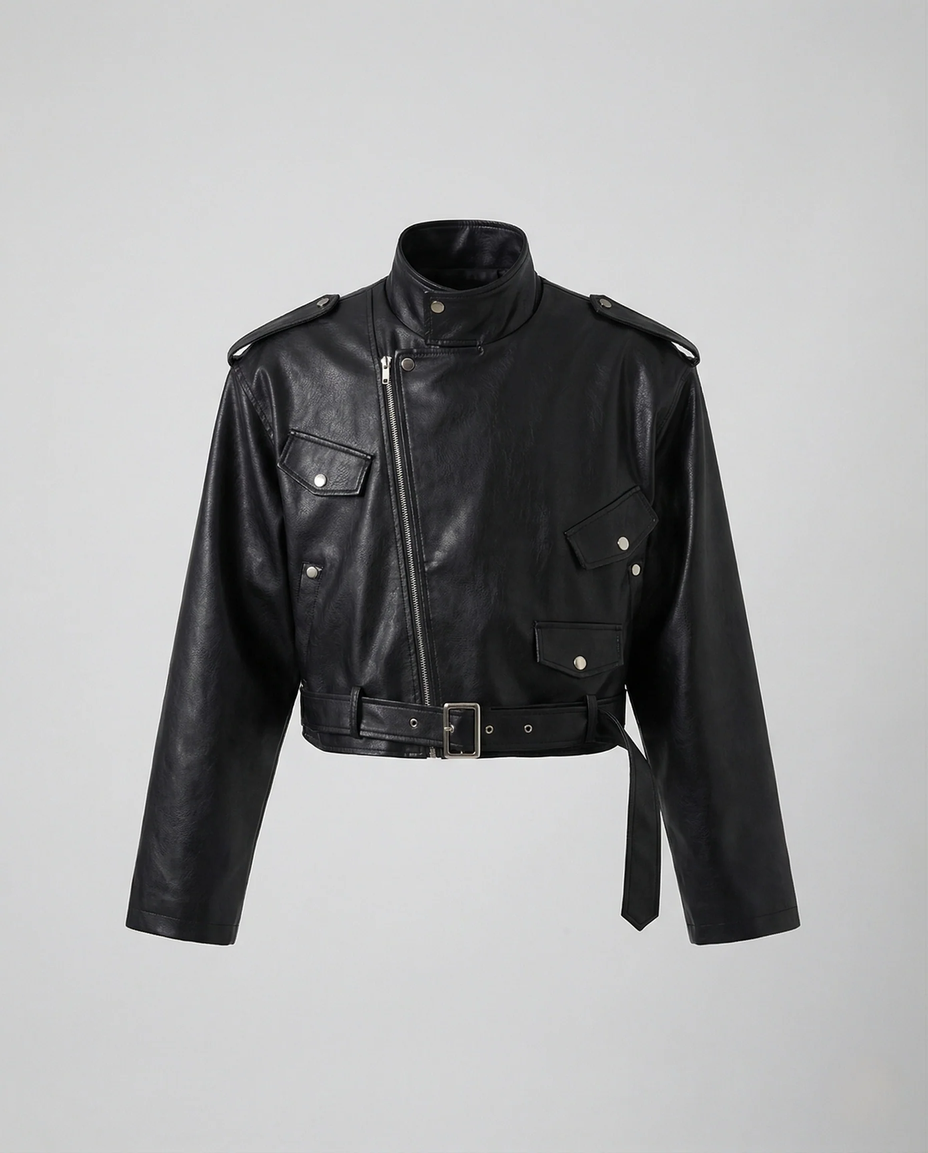 Herren Statement Bikerjacke - Image 5