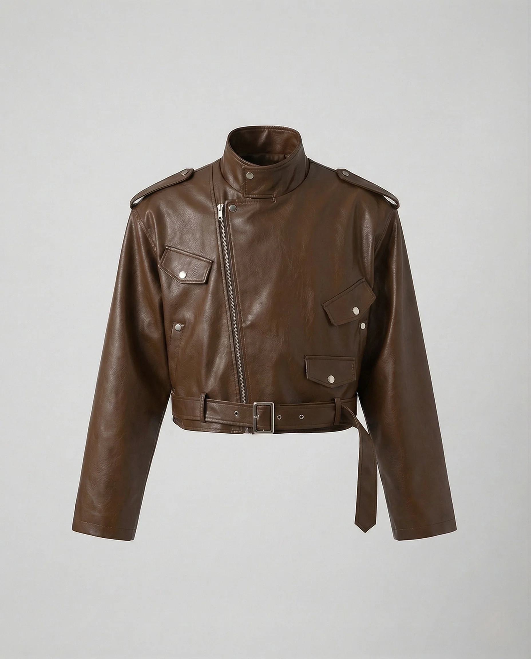 Herren Statement Bikerjacke - Image 6