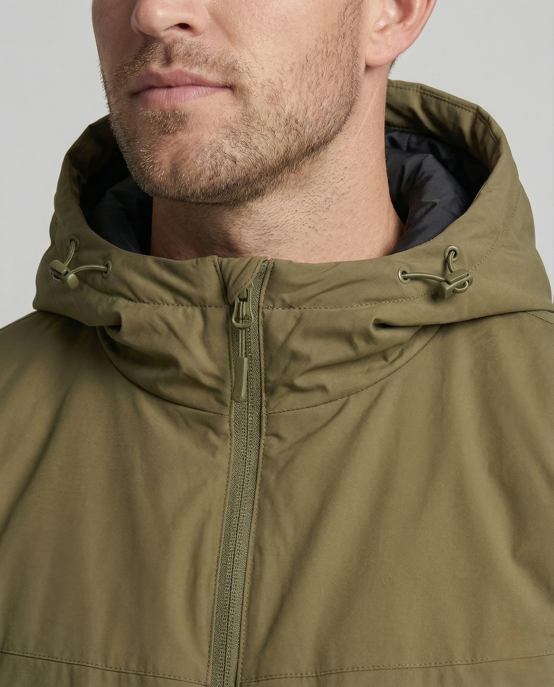 Herren Wattierte Outdoorjacke mit Kapuze - Image 4