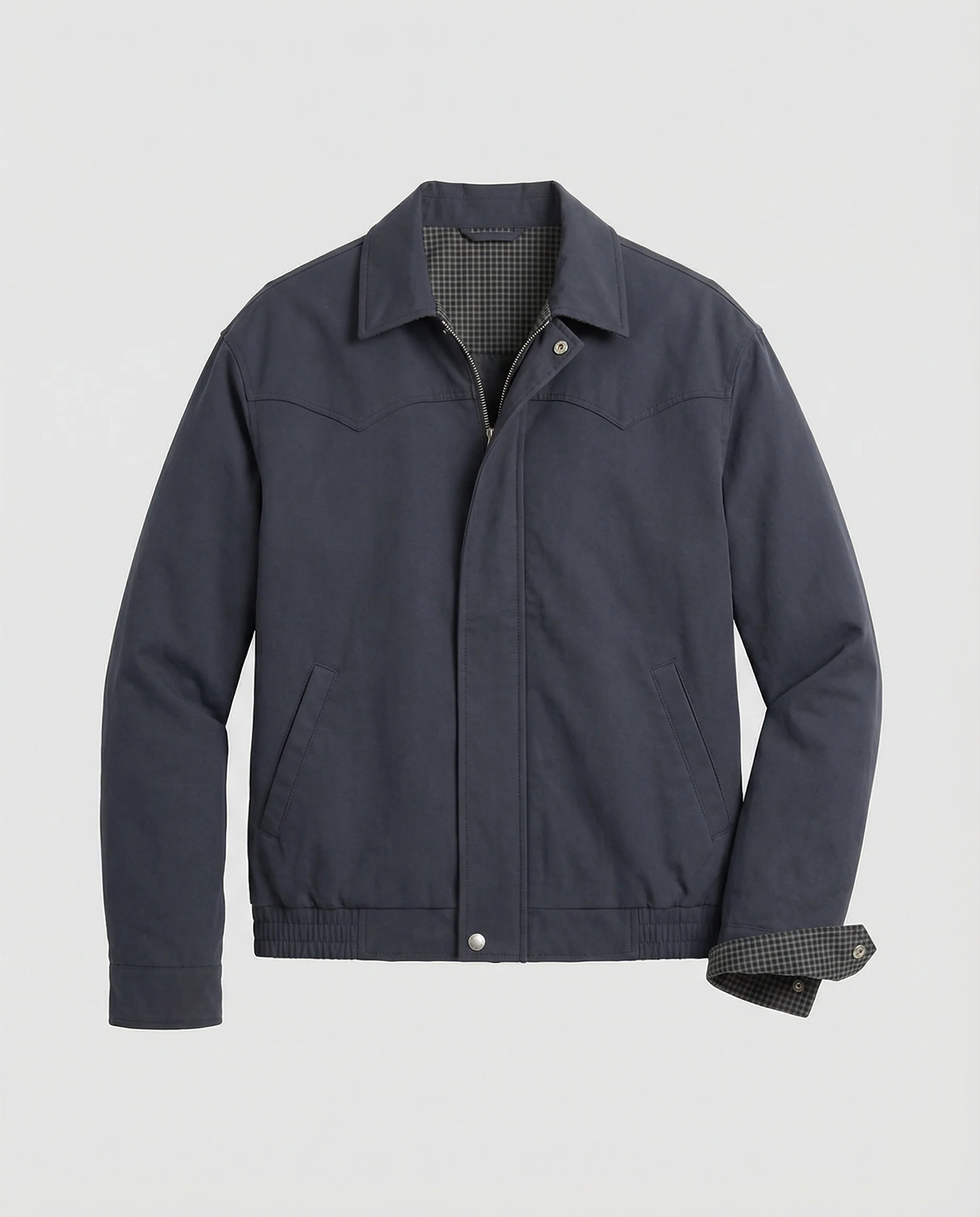 Herren wattierte Oversize-Bomberjacke mit verdecktem Reißverschluss und elastischem Saum Heidi-Mode - Image 7