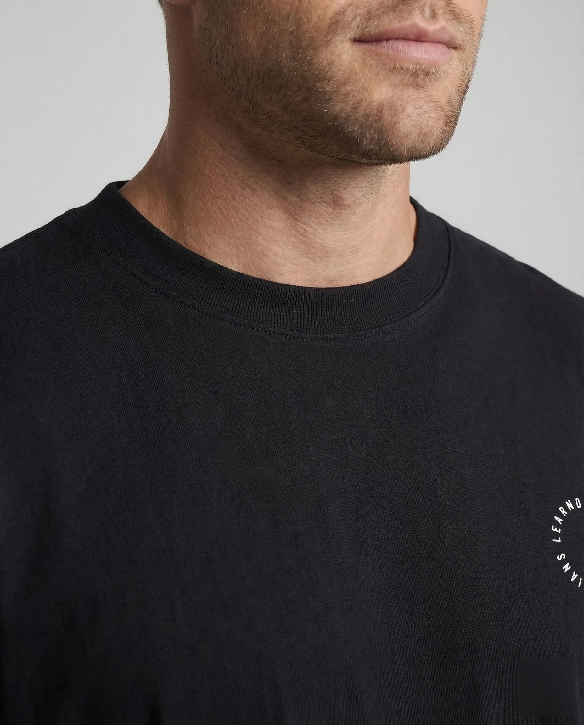 Herren T Shirt Oversize Stickerei - Image 5