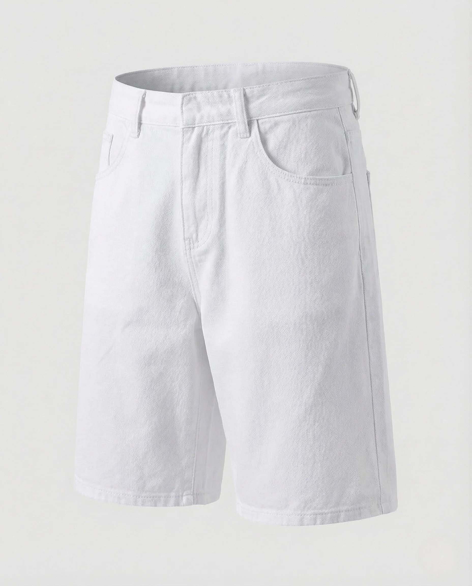 Herren Baggy Denim Bermuda mit weitem Bein - Image 5