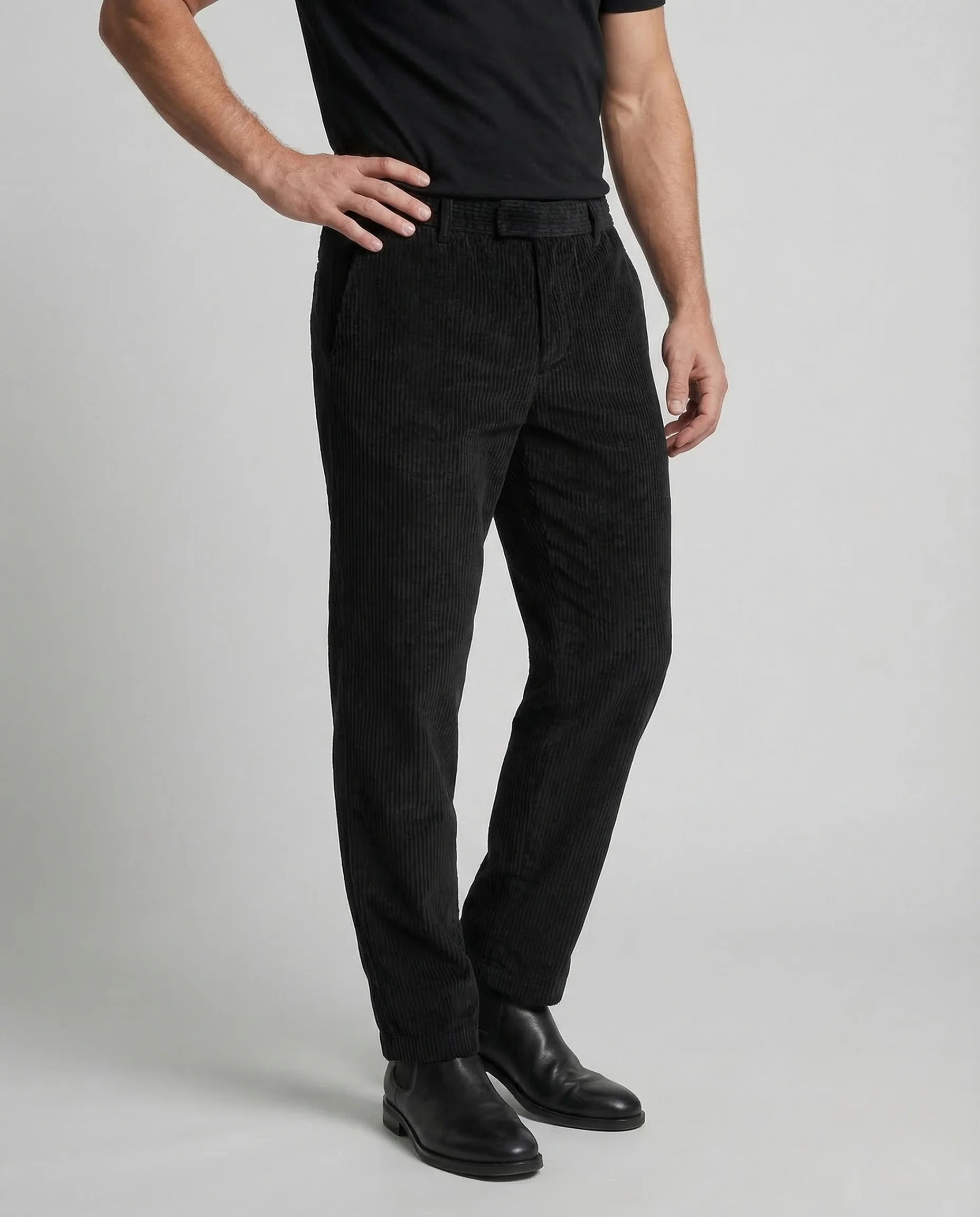 Herren Cordhose Weit Elastikbund - Image 2
