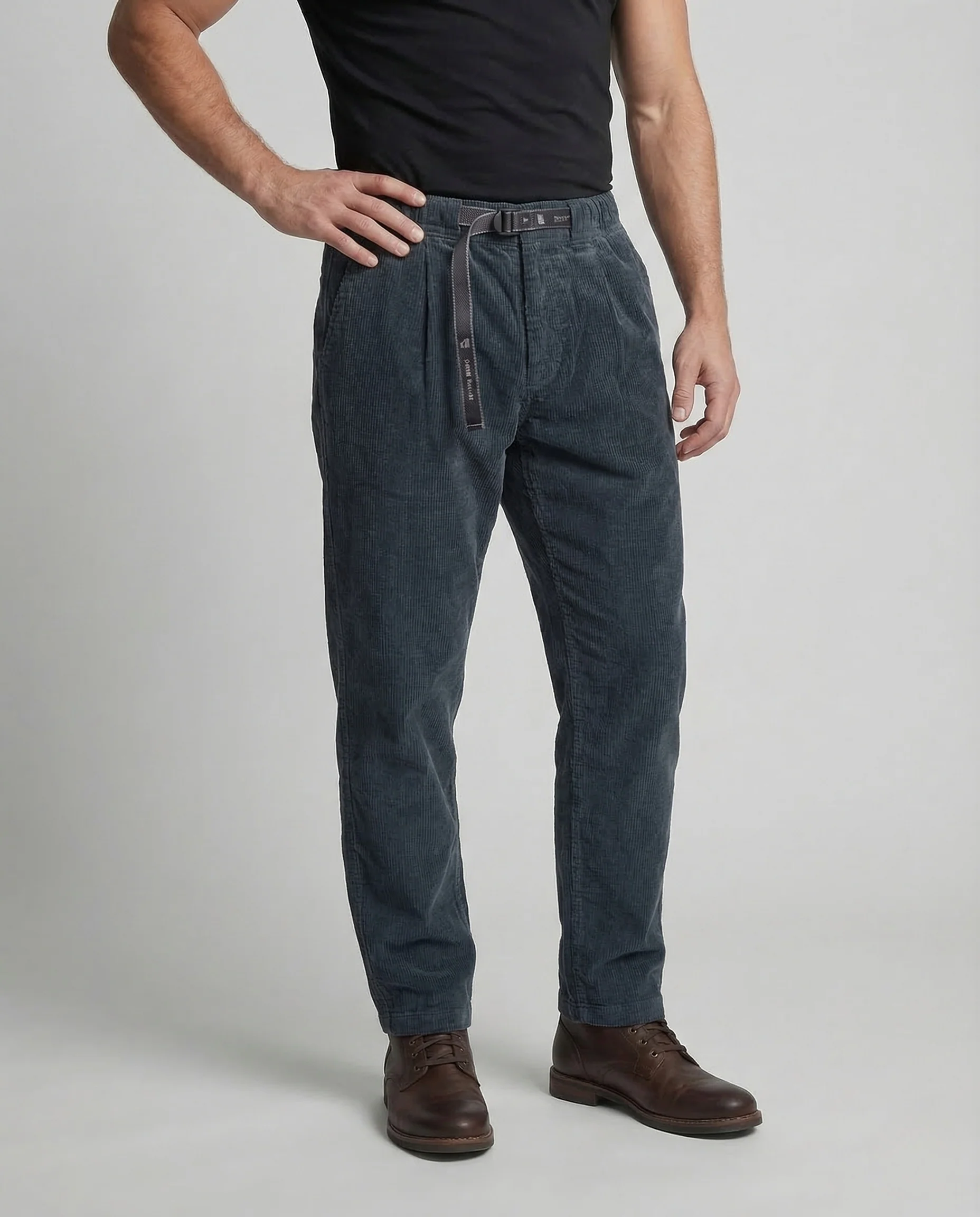 Herren Cordhose Weit Gürtel - Image 2