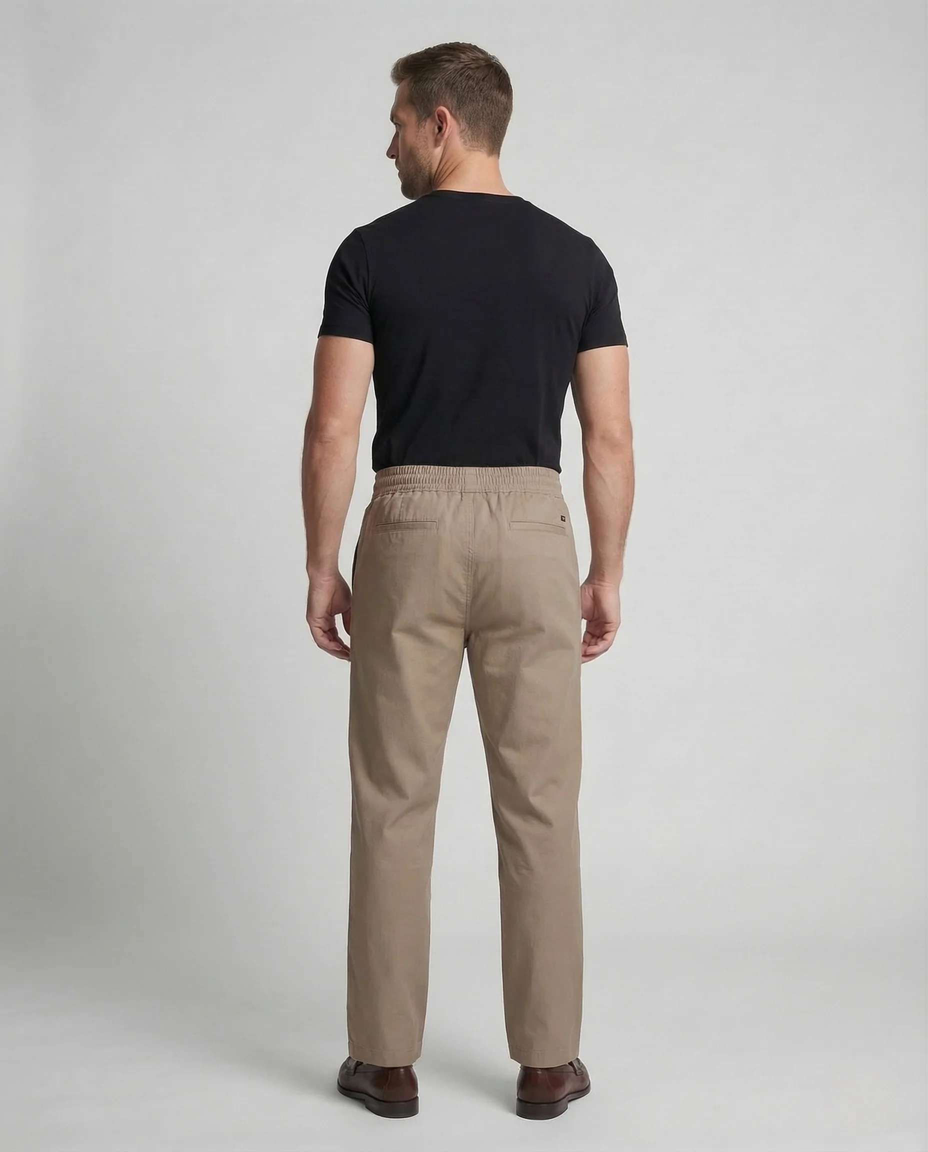Herren Freizeithose Baumwollmix Elastischer Bund - Image 4