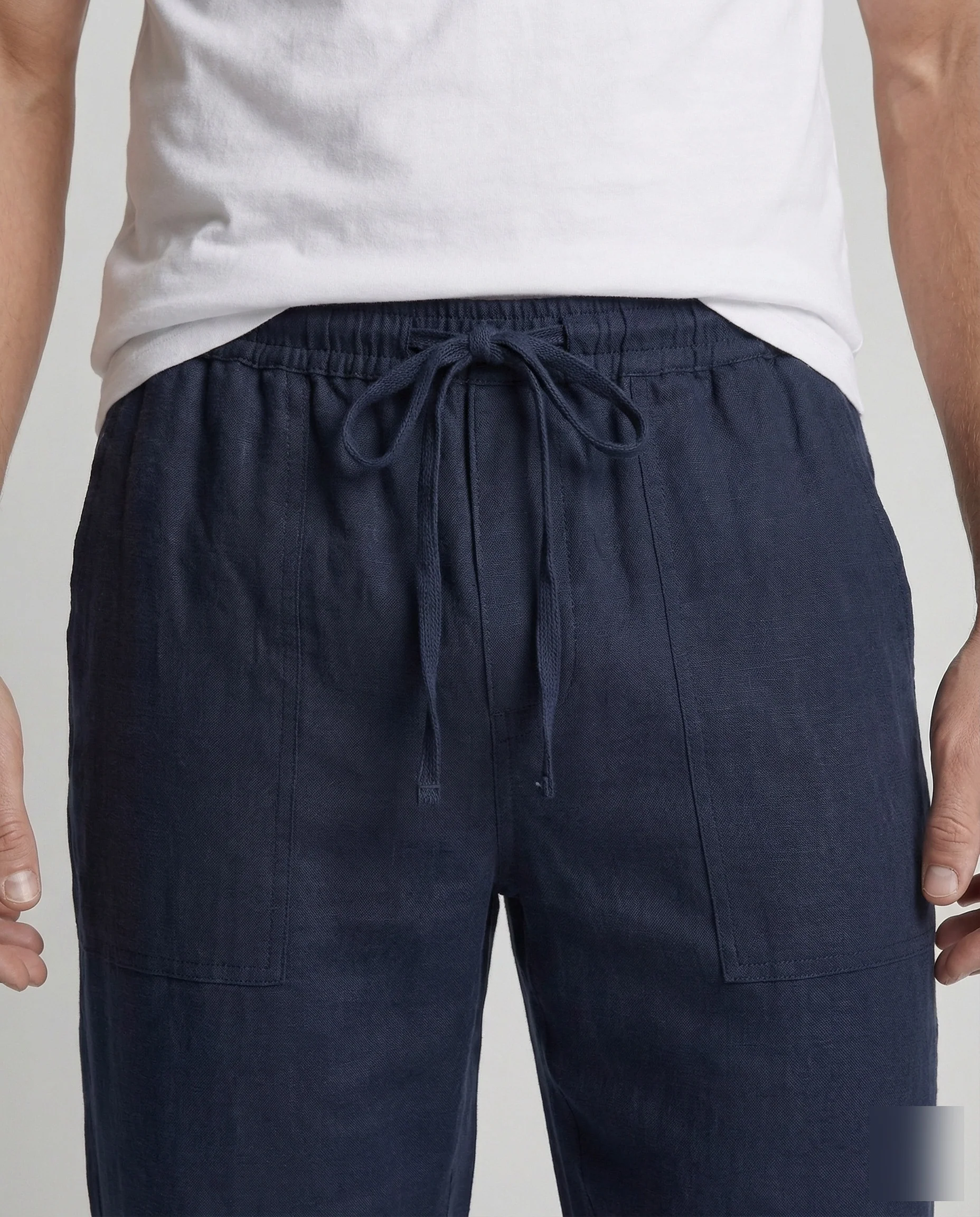 Herren Leinenhose Weit - Image 3