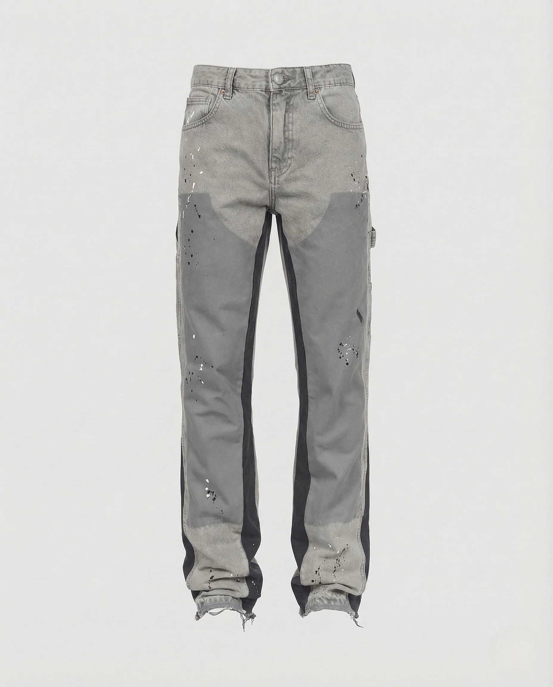Herren Utility Jeans Weit Cargotasche - Image 7