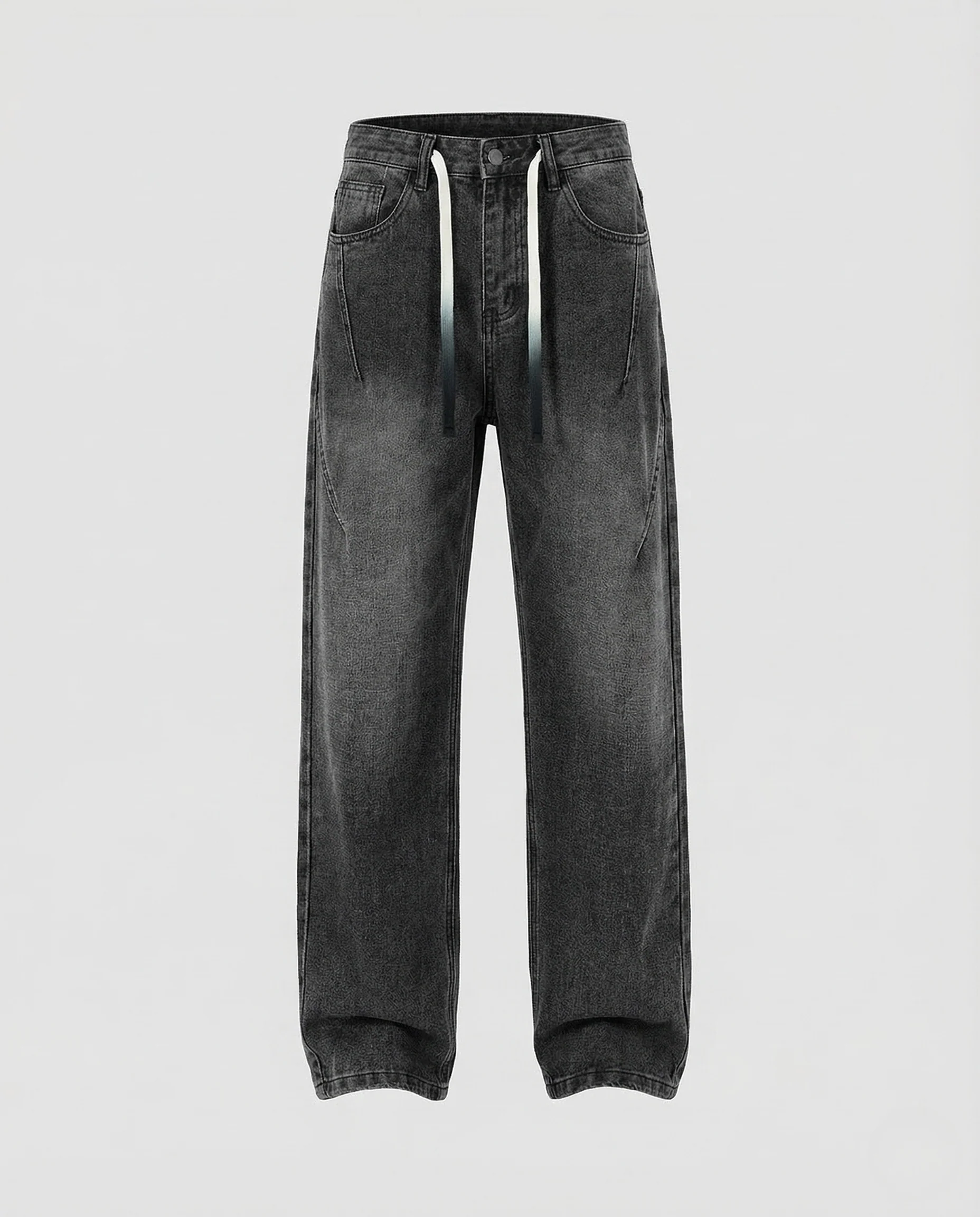 Herren Jeans Weit Kordelzug - Image 4