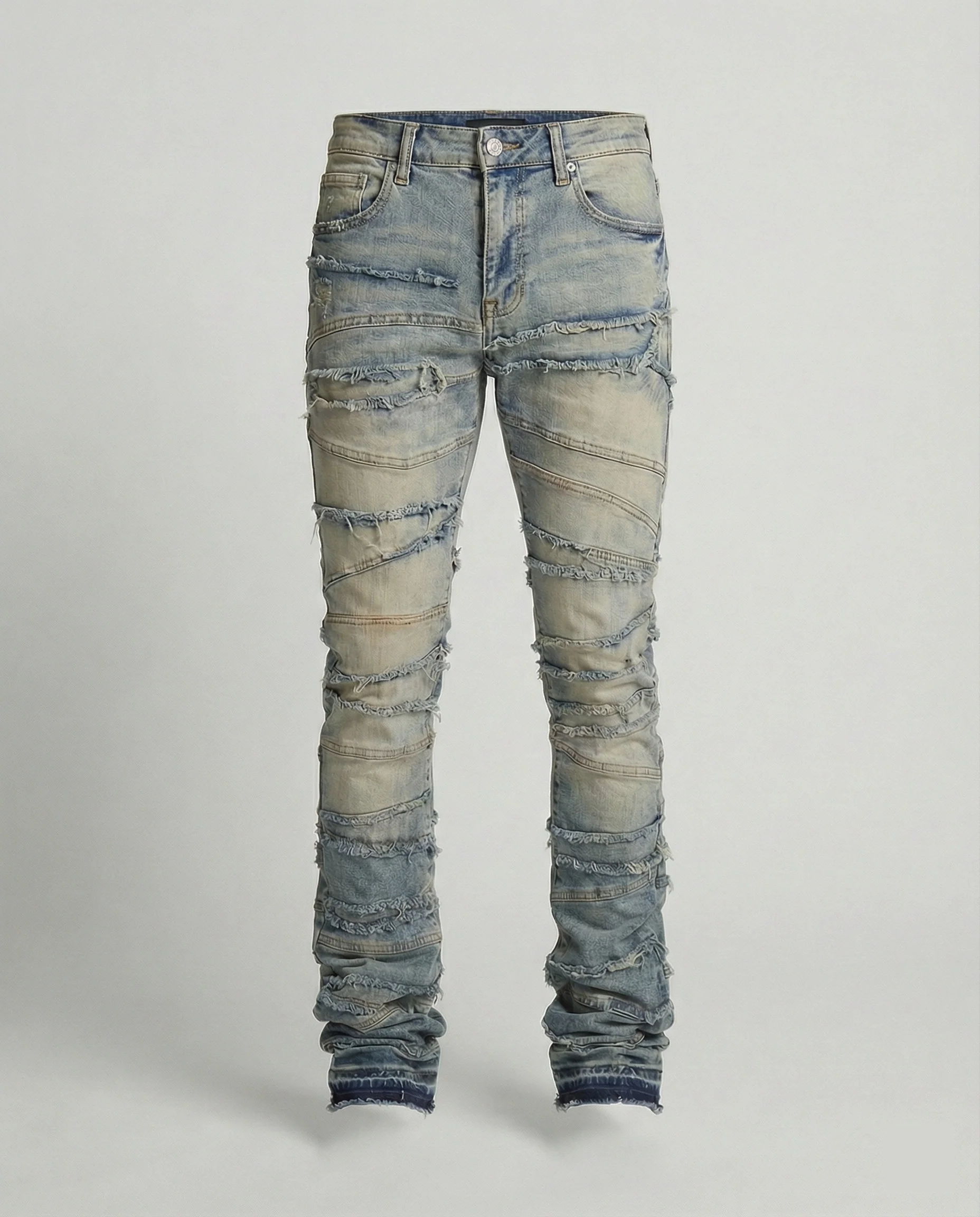 Herren Destroyed Jeans Slim Fit - Image 3