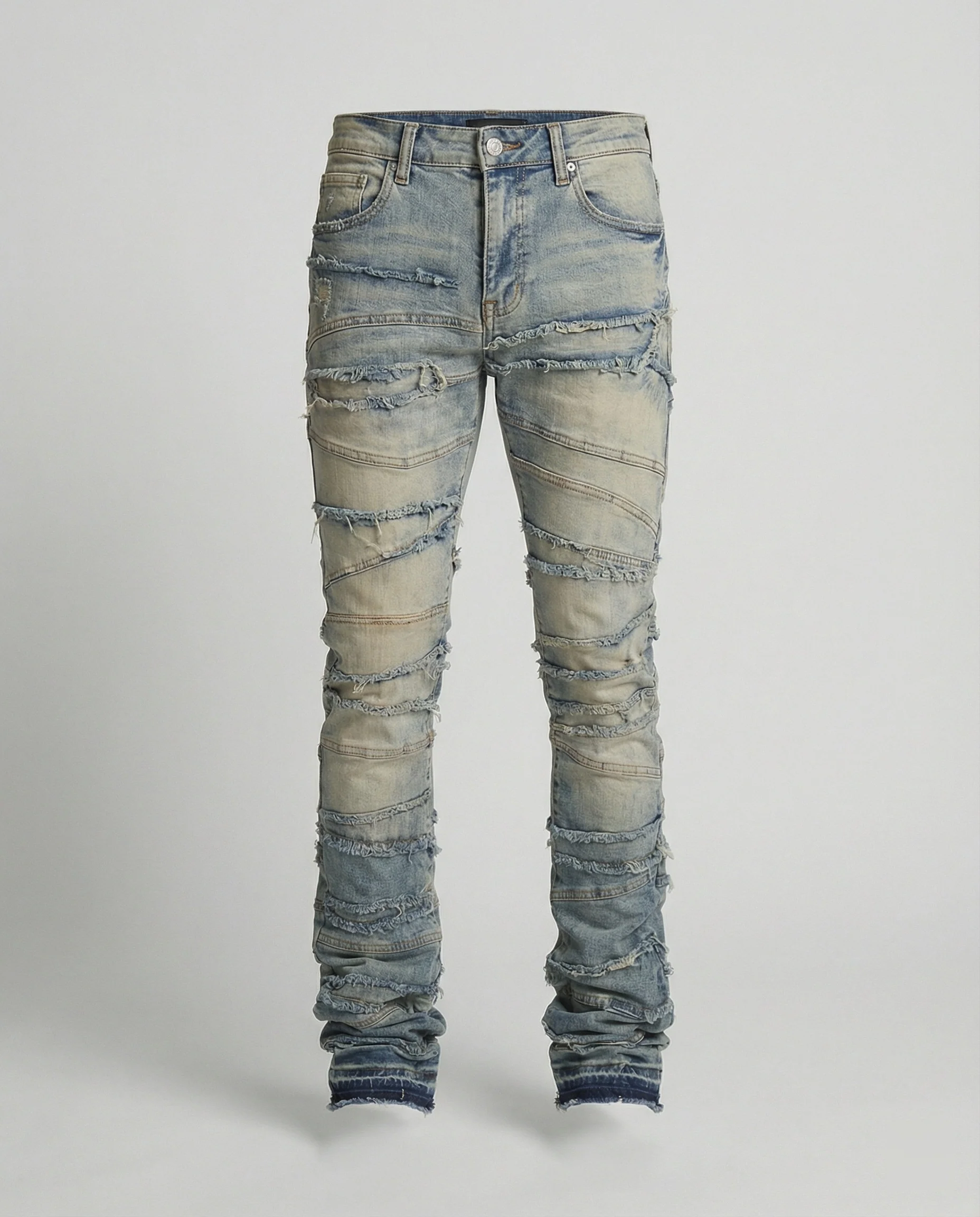 Herren Destroyed Jeans Slim Fit - Image 4