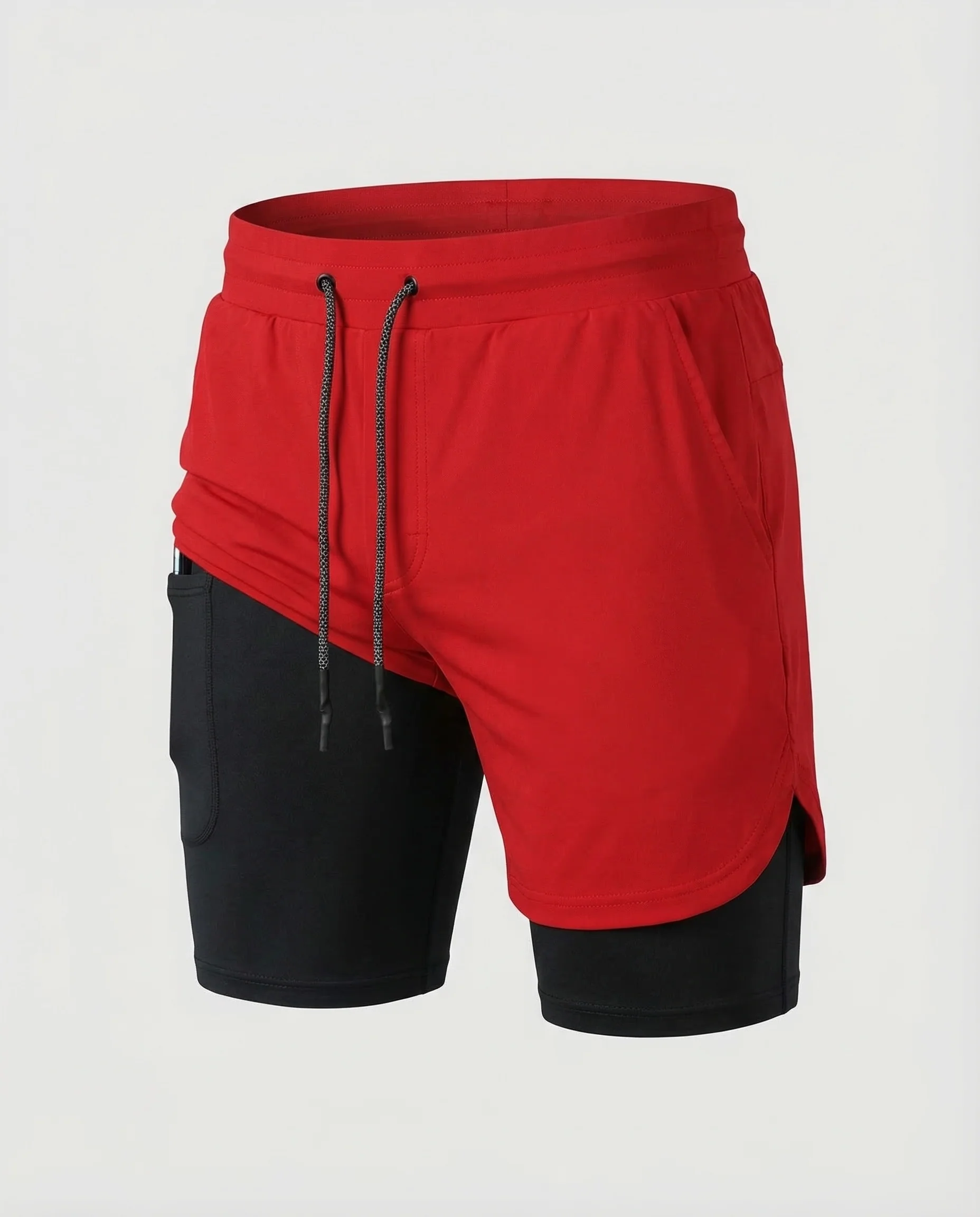 Herren Trainingsshorts 2in1 Kompression - Image 5