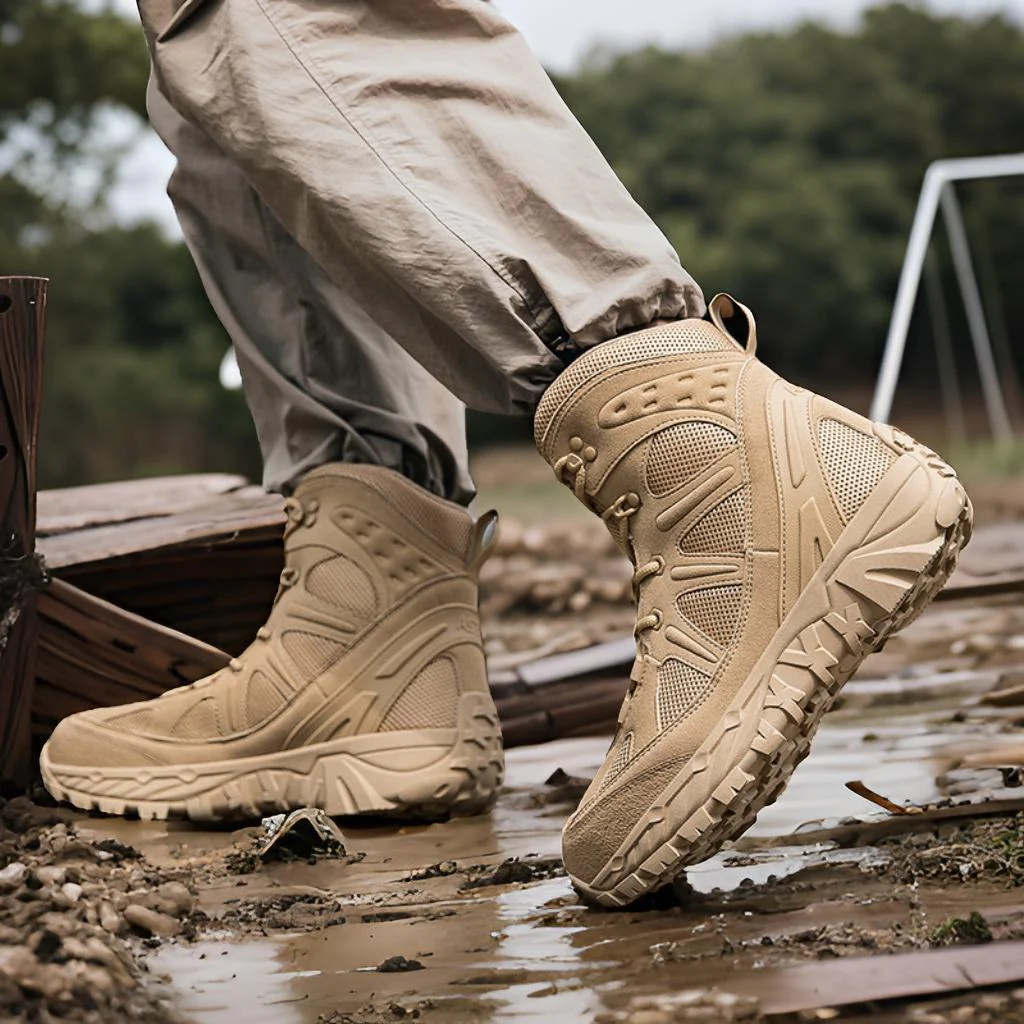 Herren Outdoor-Stiefel mit robustem wasserdichtem Obermaterial und rutschfester Sohle Heidi Mode - Image 8