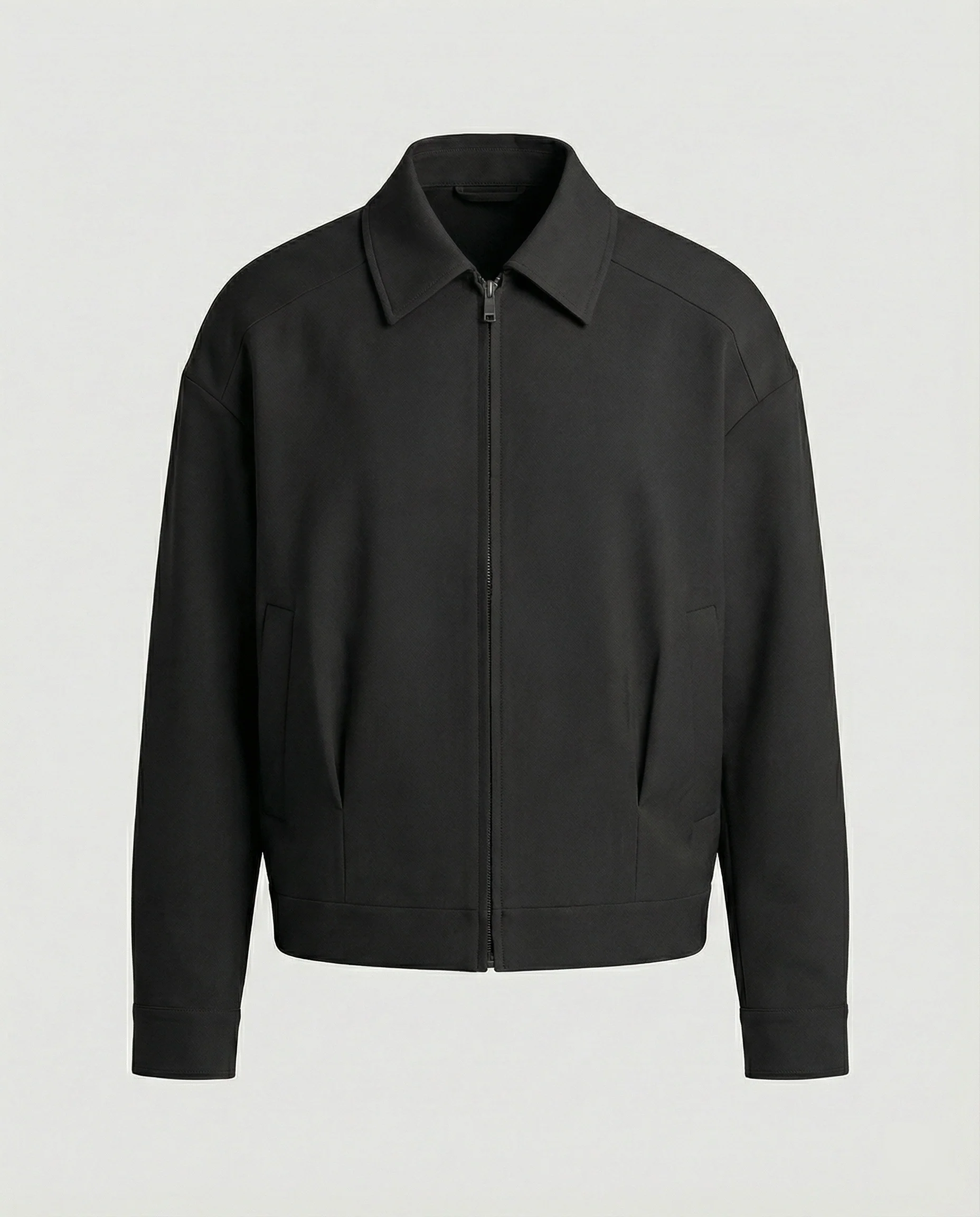 Herren Oversize-Blouson mit Hemdkragen, durchgehendem Reißverschluss und seitlichen Eingrifftaschen Heidi-Mode - Image 7