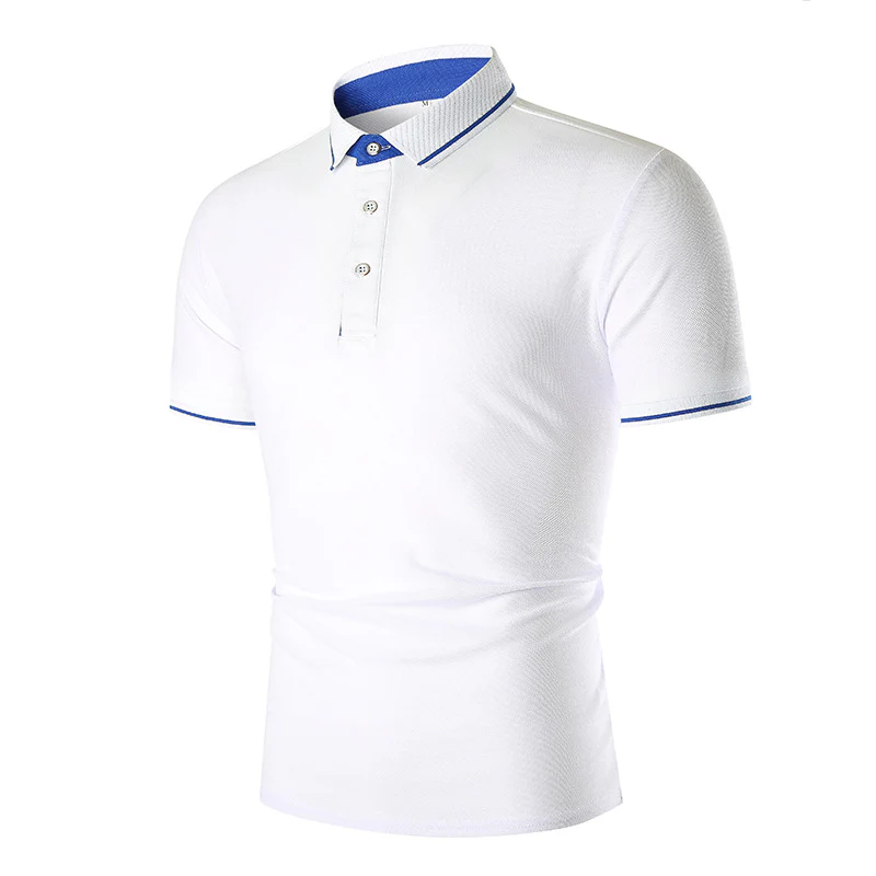 Herren Poloshirt mit kontrastierendem Kragen und atmungsaktiven Eigenschaften Heidi-Mode - Image 4