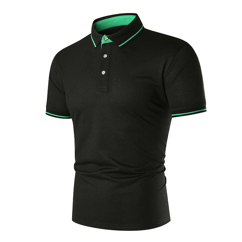 Herren Poloshirt mit kontrastierendem Kragen und atmungsaktiven Eigenschaften Heidi-Mode - Image 6