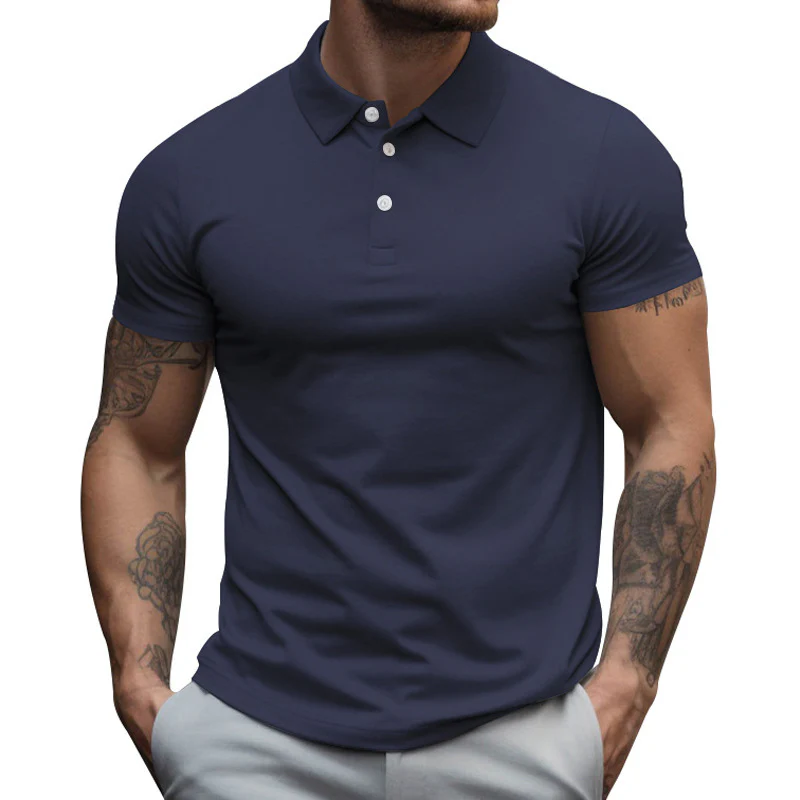 Herren Poloshirt mit modernem Schnitt und komfortabler Passform Heidi-Mode - Image 5