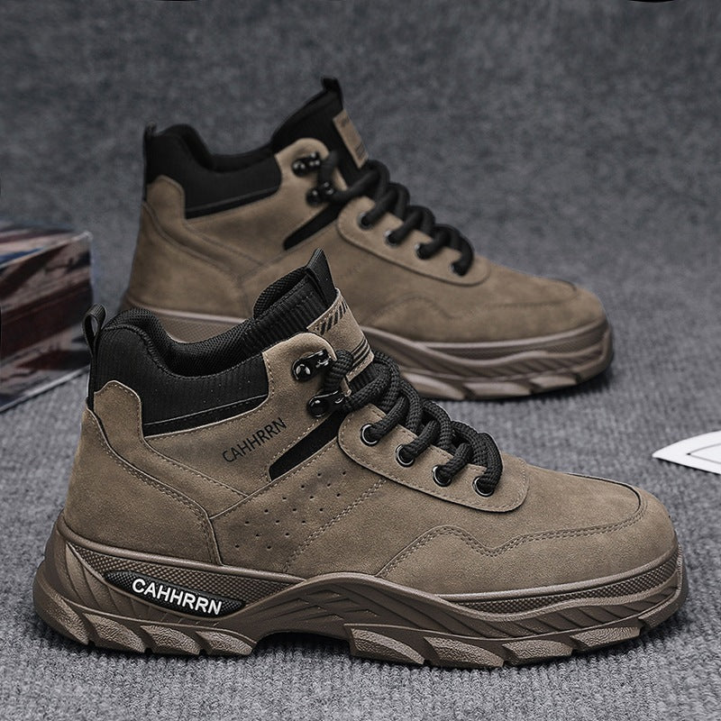 Herren robuste Freizeit-Wanderschuhe mit atmungsaktivem Obermaterial und rutschfester Sohle Heidi Mode - Image 3
