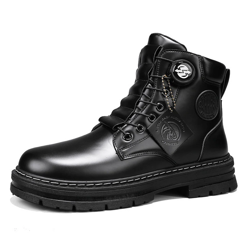 Herren robuste Schnürboots mit rutschfester Sohle und wasserabweisendem Obermaterial Heidi Mode - Image 5