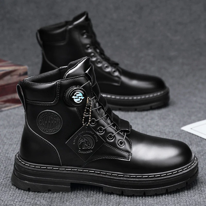 Herren robuste Schnürboots mit rutschfester Sohle und wasserabweisendem Obermaterial Heidi Mode - Image 8