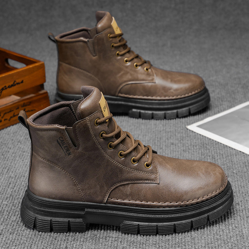 Herren Robuste Stiefeletten mit rutschfestem Sohlenprofil und warmem Innenfutter Heidi Mode - Image 6