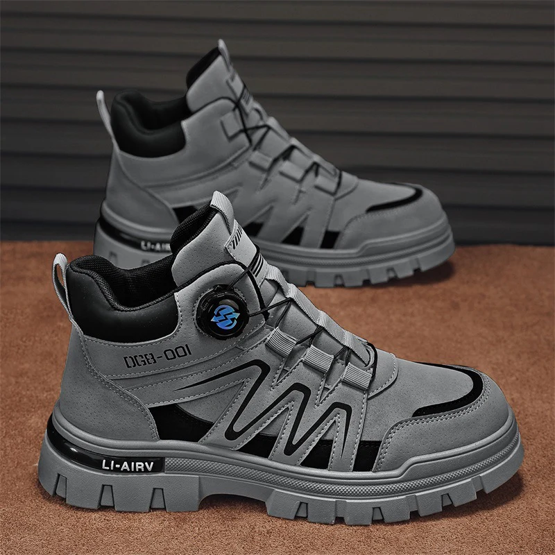 Herren robuste und funktionale Wanderschuhe mit antirutsch Sohle Heidi Mode - Image 2