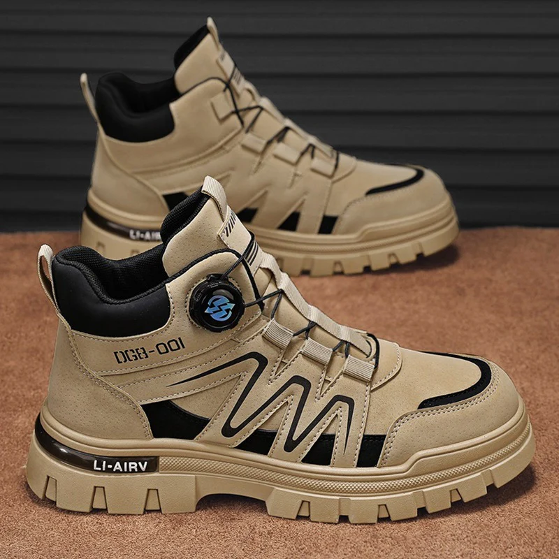 Herren robuste und funktionale Wanderschuhe mit antirutsch Sohle Heidi Mode - Image 3