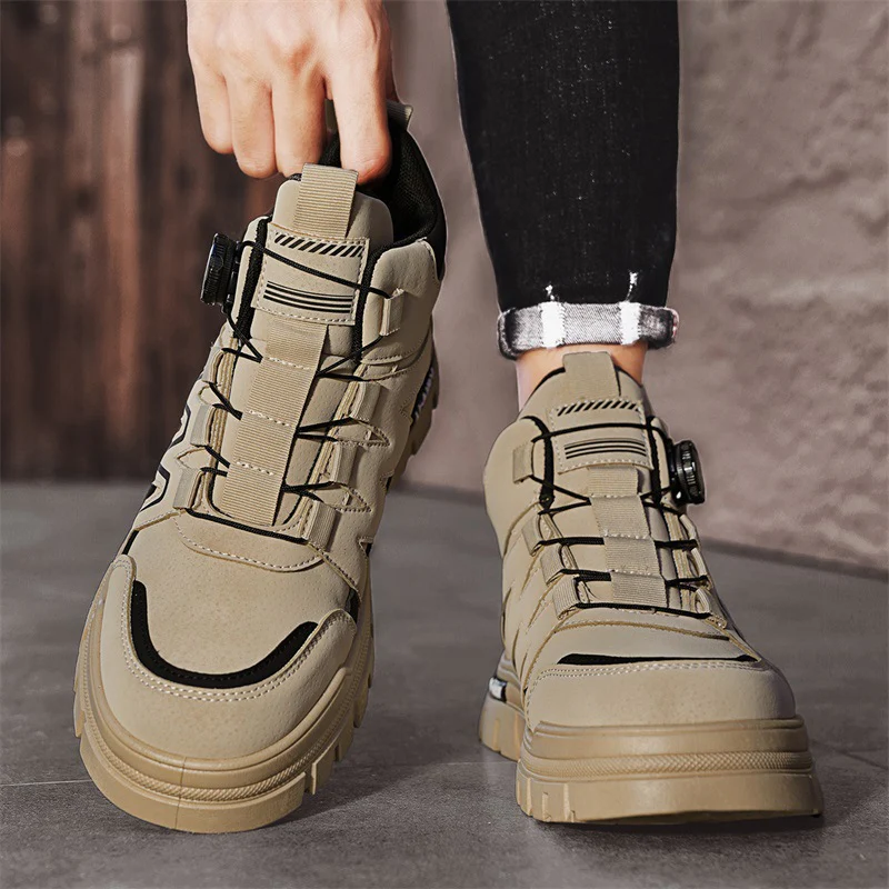Herren robuste und funktionale Wanderschuhe mit antirutsch Sohle Heidi Mode - Image 4
