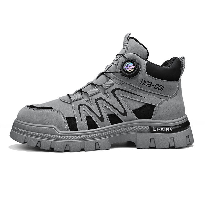 Herren robuste und funktionale Wanderschuhe mit antirutsch Sohle Heidi Mode - Image 5