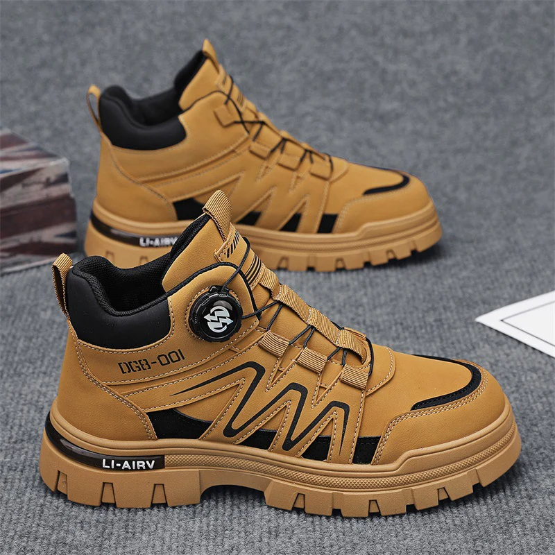 Herren robuste und funktionale Wanderschuhe mit antirutsch Sohle Heidi Mode - Image 6