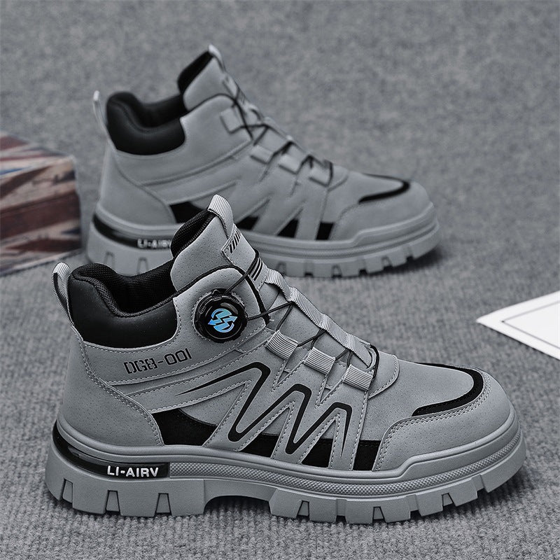 Herren robuste und funktionale Wanderschuhe mit antirutsch Sohle Heidi Mode - Image 8