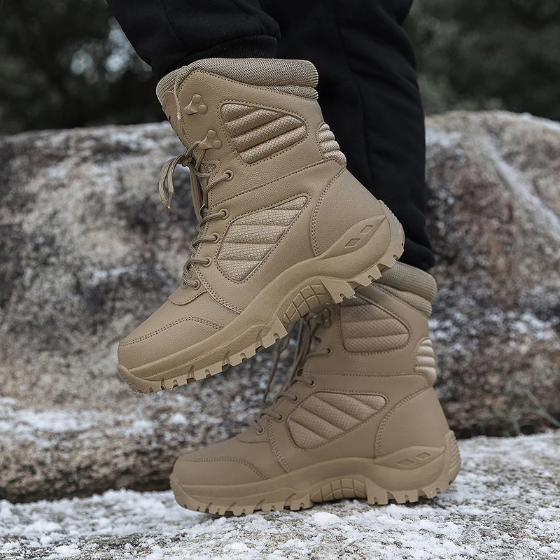 Herren robuste wasserabweisende Winterstiefel mit rutschfester Sohle Heidi Mode - Image 2