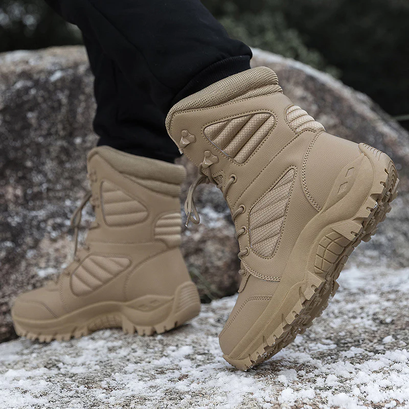 Herren robuste wasserabweisende Winterstiefel mit rutschfester Sohle Heidi Mode - Image 4