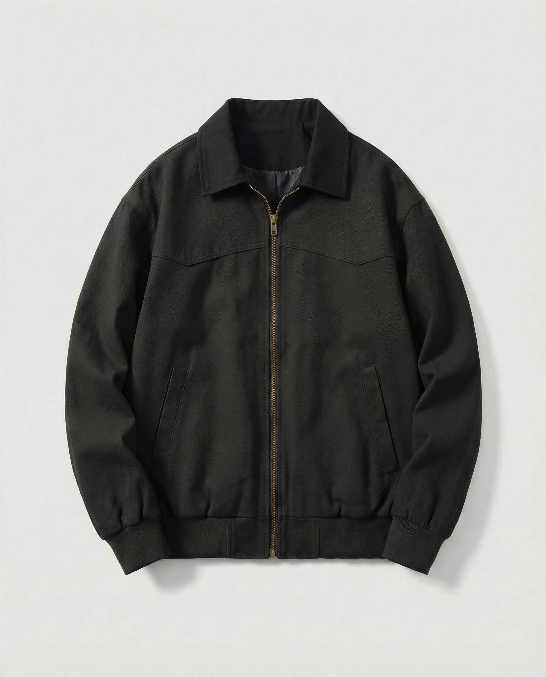 Herren robuster Canvas-Blouson mit Cordkragen und kariertem Steppfutter Heidi-Mode - Image 7