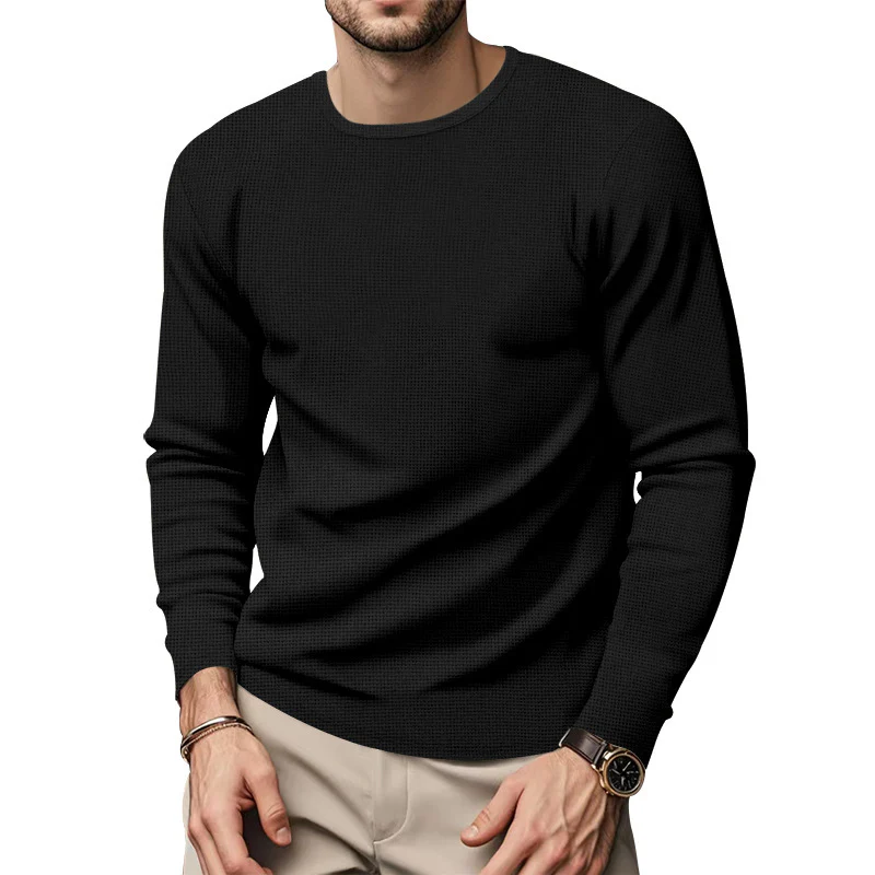 Herren Rundhals Pullover mit strukturiertem Design und modischem Schnitt Heidi-Mode - Image 3