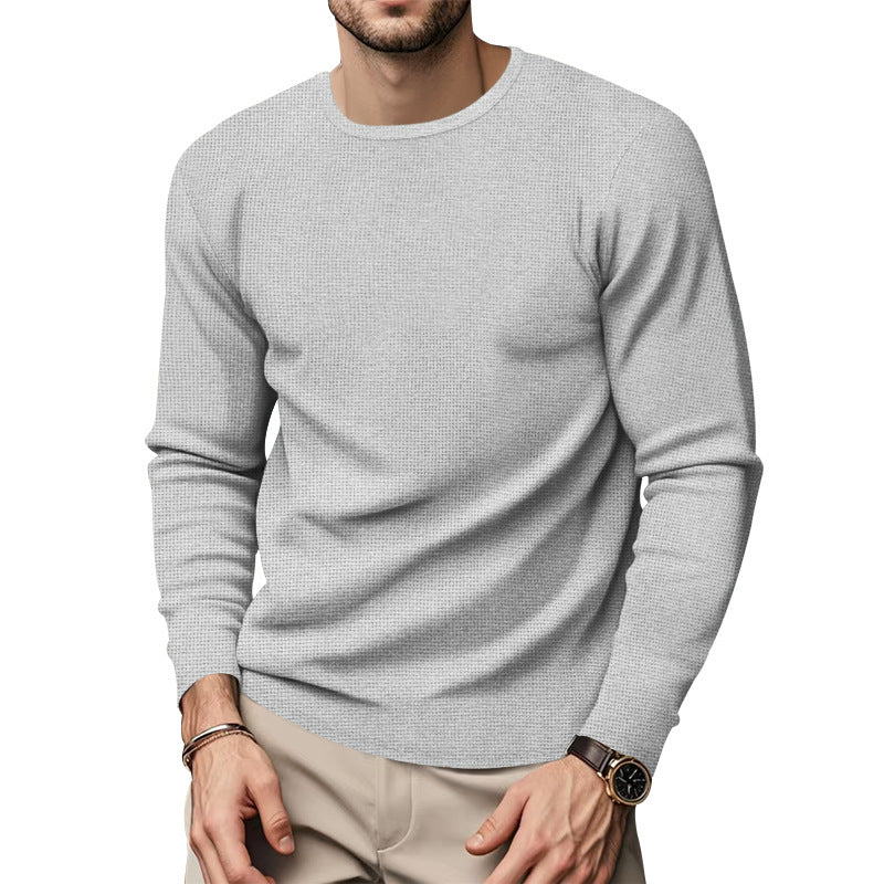 Herren Rundhals Pullover mit strukturiertem Design und modischem Schnitt Heidi-Mode - Image 5