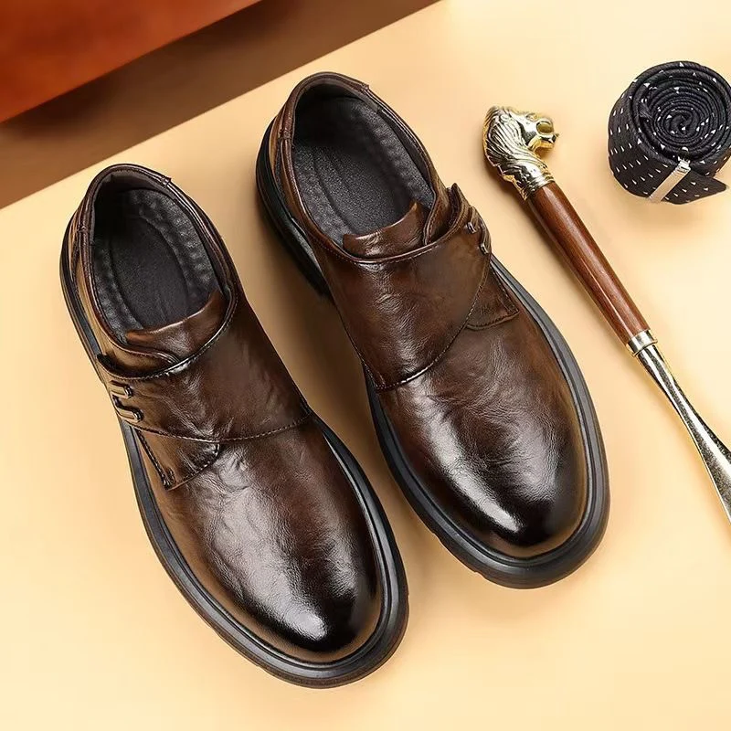 Herren Schnürschuhe mit hoher Tragekomfort und eleganter Lederoptik Heidi Mode - Image 2