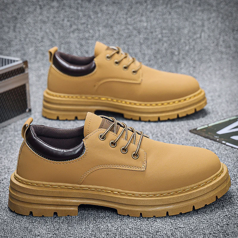 Herren Schnürschuhe mit robustem Profil und atmungsaktivem Obermaterial Heidi Mode