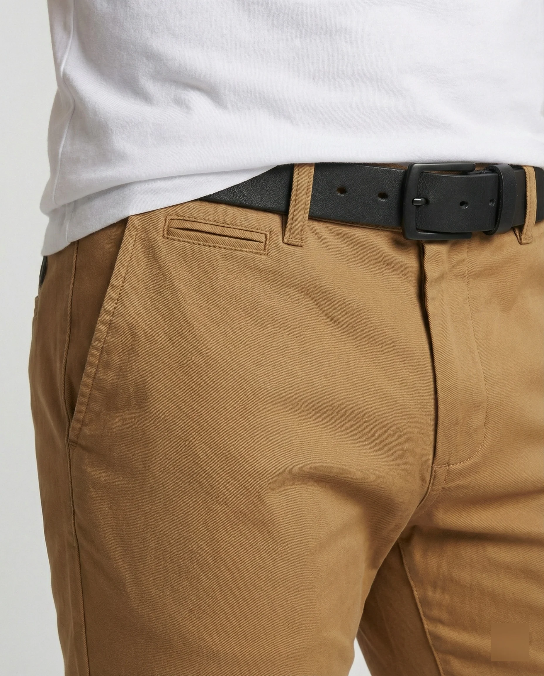 Herren Chinohose Slim Fit mit Elastikbund - Image 2