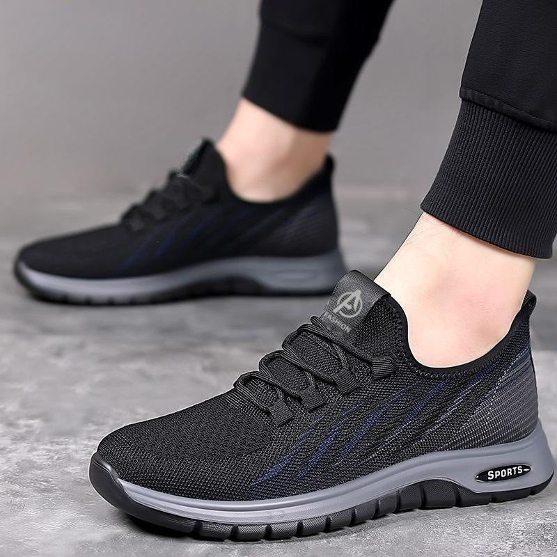 Herren Sportliche Freizeitschuhe mit atmungsaktivem Mesh-Obermaterial Heidi Mode - Image 7