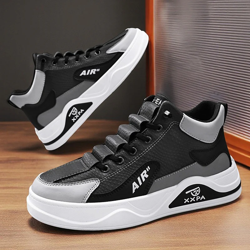 Herren Sportliche High-Top Sneakers mit rutschfester Sohle und atmungsaktivem Obermaterial Heidi Mode - Image 4