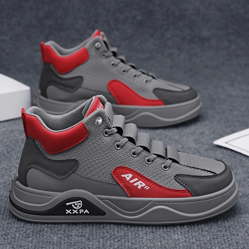 Herren Sportliche High-Top Sneakers mit rutschfester Sohle und atmungsaktivem Obermaterial Heidi Mode - Image 9