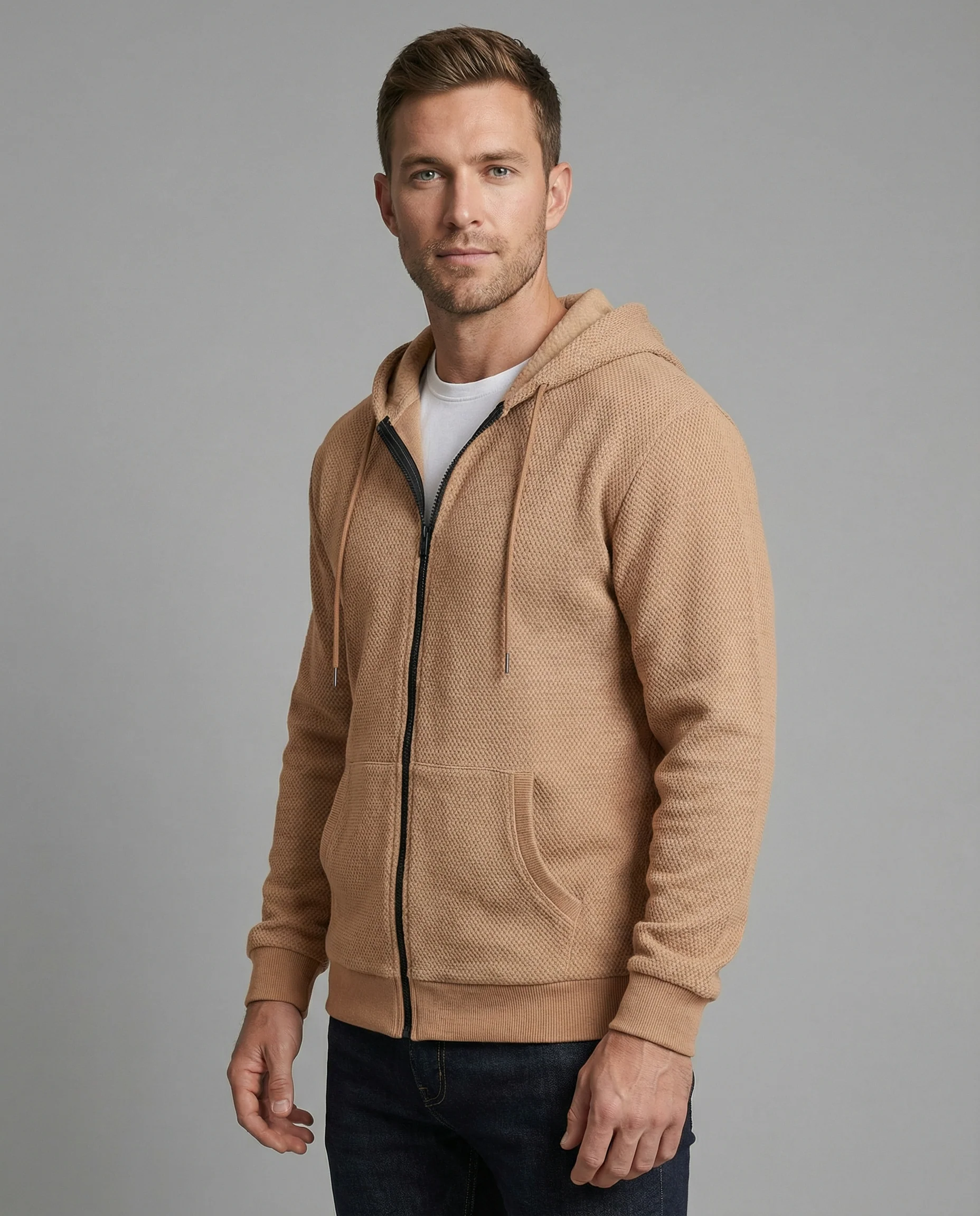 Sportliche Kapuzenjacke Herren mit modernem Mesh-Design - Image 6