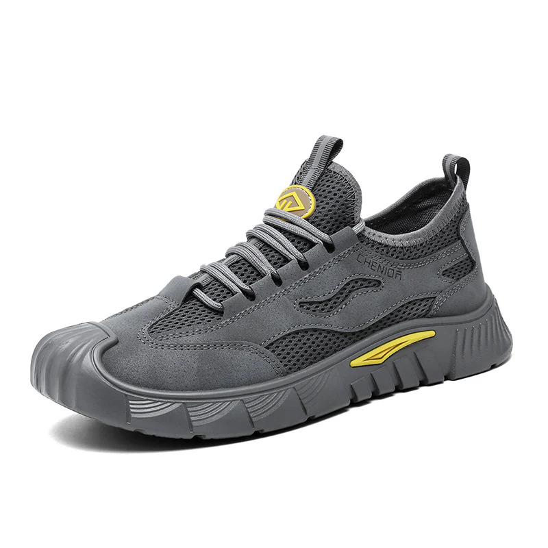 Herren Sportliche Mesh-Sneaker mit robustem Sohlenprofil und dämpfender Technologie Heidi Mode - Image 5