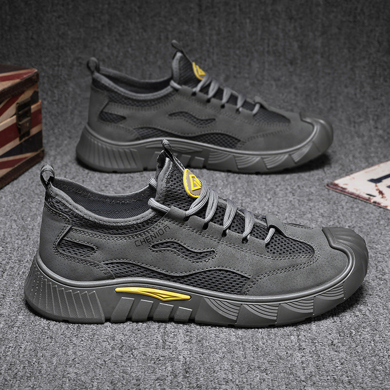 Herren Sportliche Mesh-Sneaker mit robustem Sohlenprofil und dämpfender Technologie Heidi Mode - Image 7