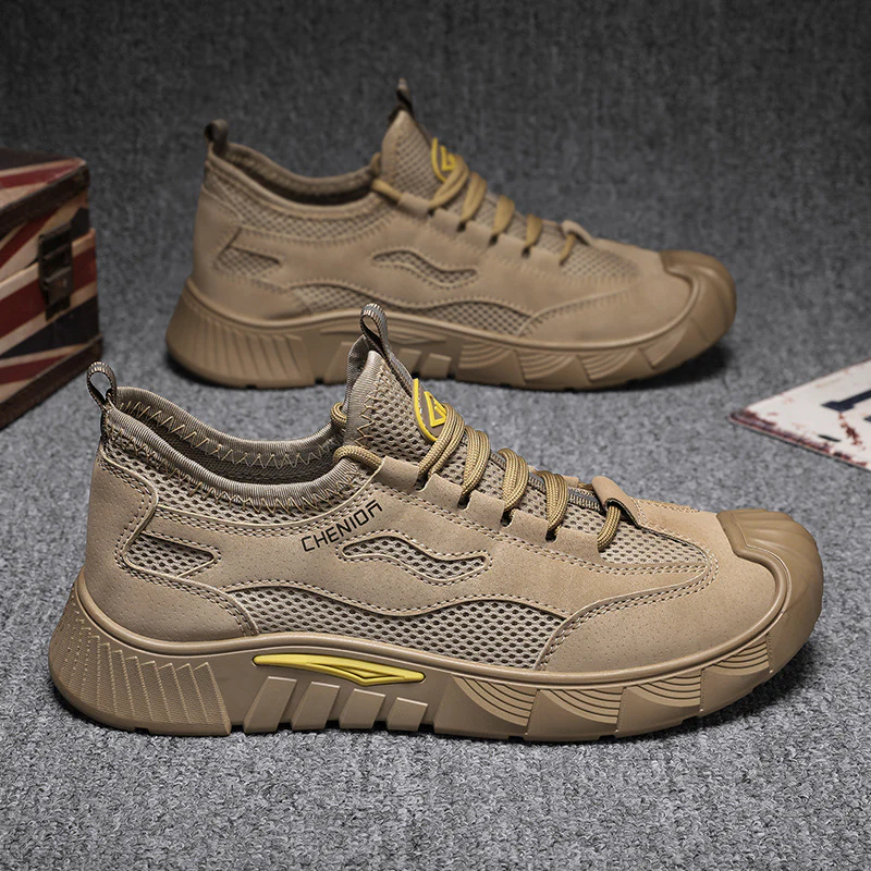 Herren Sportliche Mesh-Sneaker mit robustem Sohlenprofil und dämpfender Technologie Heidi Mode - Image 8