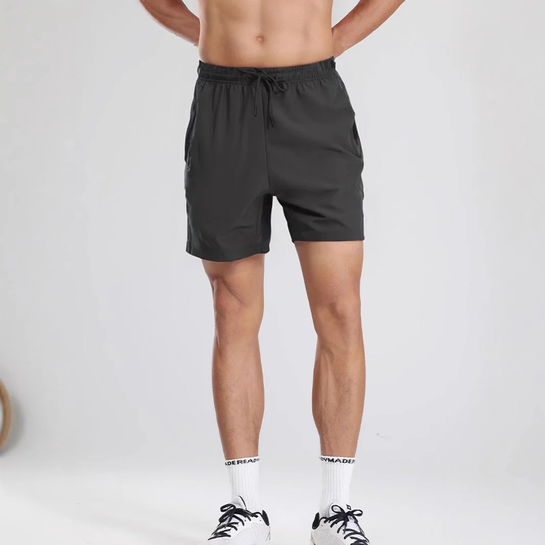 Herren Sportliche Shorts mit Elastischem Bund und Praktischen Seitentaschen Heidi-Mode