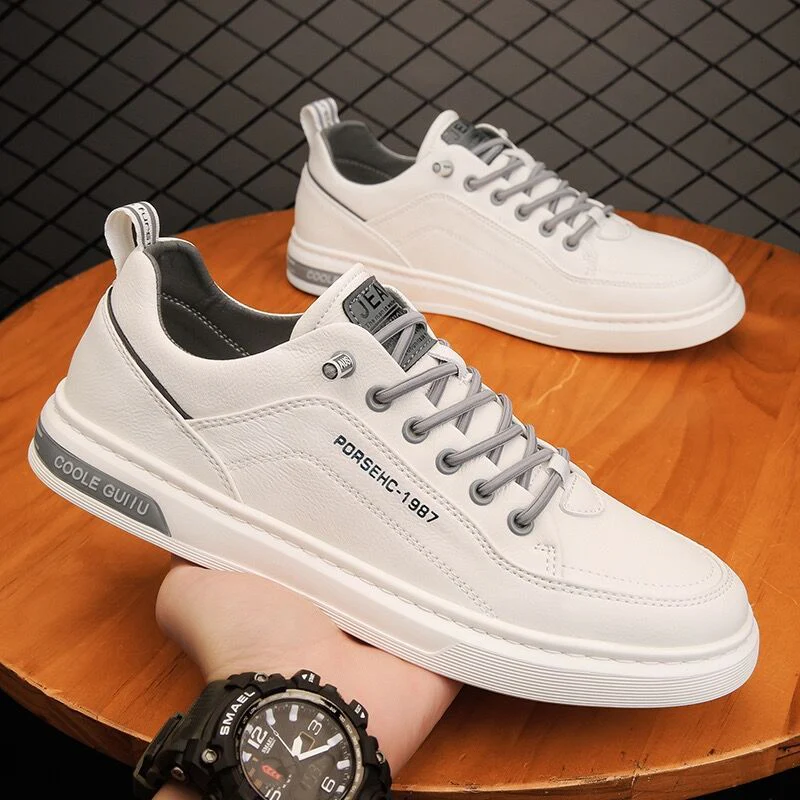 Herren Sportschuhe mit atmungsaktivem Leder und dämpfender Sohle Heidi Mode - Image 2